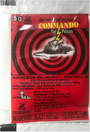 Commando RAT KILLER Powder(Mix With Dry Fish)