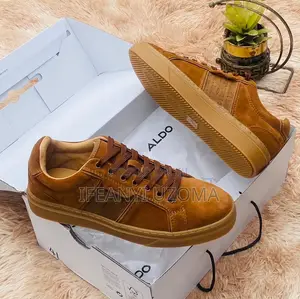 Brown Color Laceup Loafers Shoes