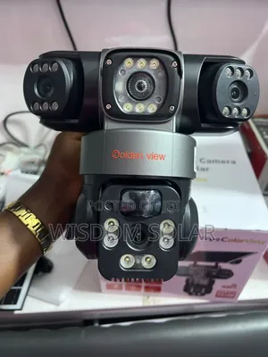 CCTV Camera With Solar Panel