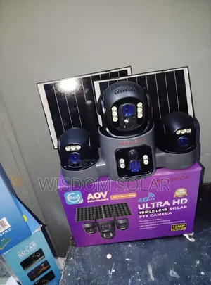 Ultra CCTV Camera With Solar Panel