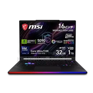 New Laptop MSI Raider 18 HX AI A2XW 64GB Intel Core i9 SSD 2T