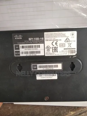 This Is a Cisco SF110D-16 16-Port Fast Ethernet Desktop Switch
