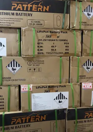 5kWh-51.2v Pattern Solar Lithium Battery
