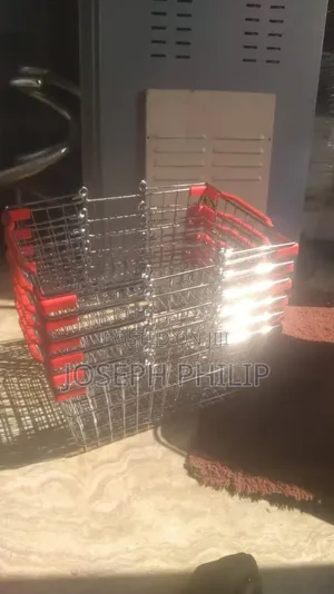 Stainless Steel Shopping Basket