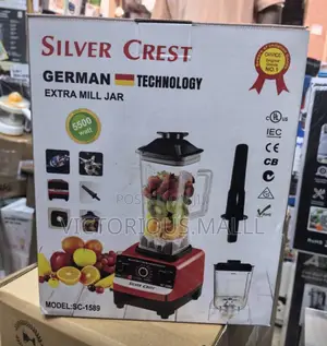 Silver Crest 5500W Heavy Duty Blender With Extra Mill Jar