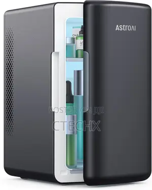 AstroAI Mini Fridge 6L Cooler and Warmer . AC/DC Power - Deep Black