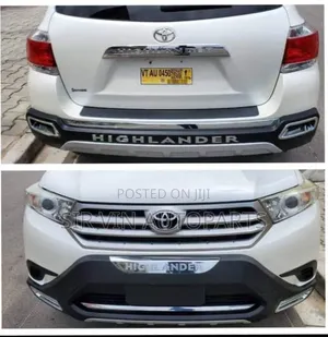 Bumper Guide/Protector Highlander 2012 Front and Back