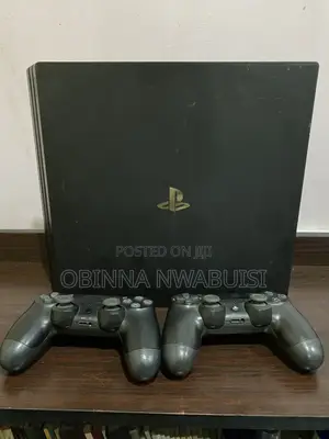 PS4 Pro With 2 Gamepads