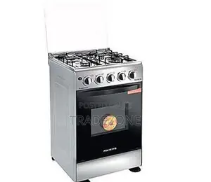 Polystar 4 Burner Gas Cooker With Spark, Oven | PV-HS50GG4A