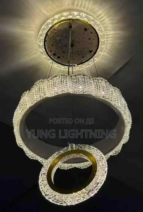 Luxury Crystal Ring Pendant Chandelier 