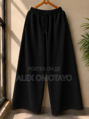 Unisex Fashion Streetwear Wide-Leg Joggers