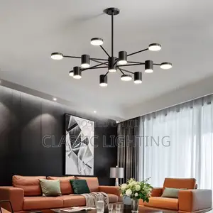 Nordic Led Chandelier Modern Minimalist Living Room Lustre Room Lamp