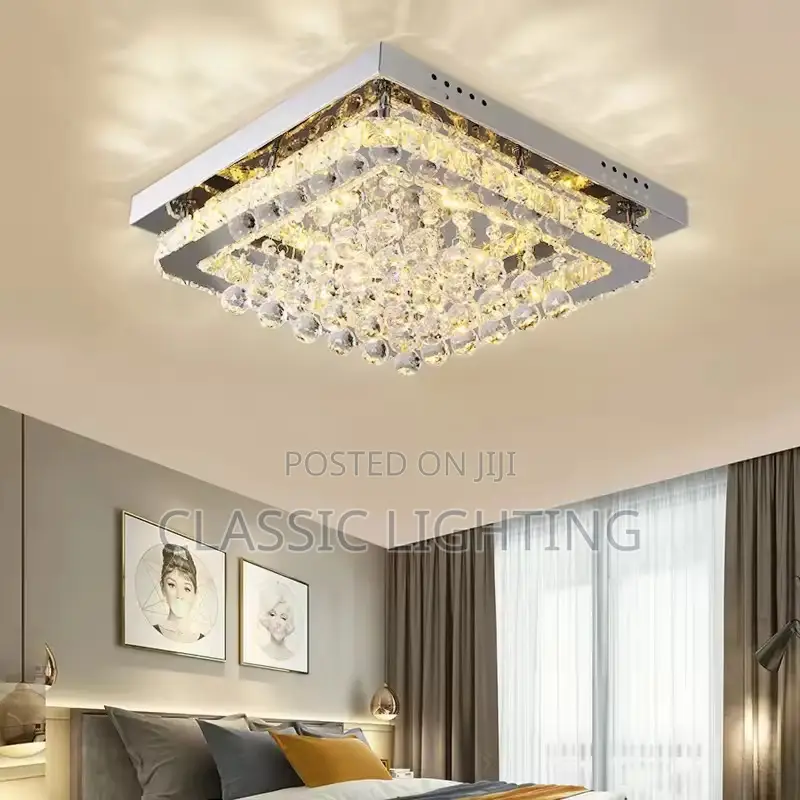 2026 LED Rectangular Modern Minimalist Crystal Light Creative Light