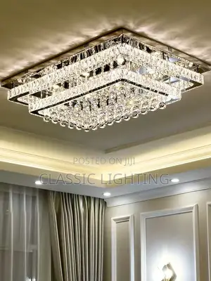 Modern Luxury Crystal LED Chandelier for Living Room Bedroom Dining