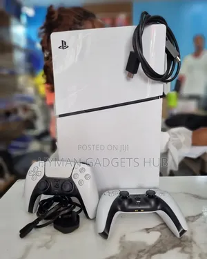 Grade a UK Used Ps5 Slim Disc Version 1TB With 2 Pads and 10 Games