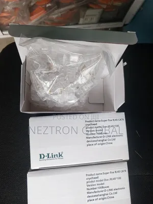 D-Link Cat6 RJ45 Connectors (100pcs)