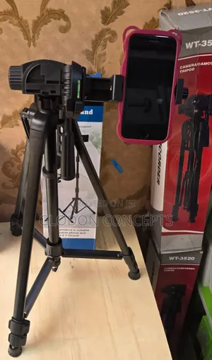 Tripod Stand With Multifunctional Support