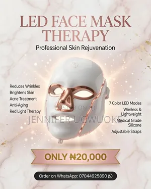 Rechargeable LED Face Mask Therapy