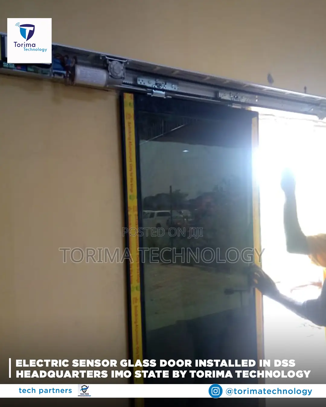 Automatic Sensor Door Installation