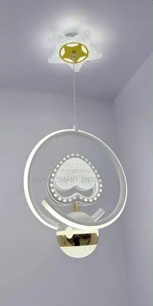 Modern Heart-Shaped Crystal Ring LED Pendant Chandelier