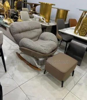 Comfortable Rocking Chair With Footrest