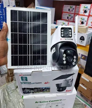 Solar CCTV Camera Dual Lence