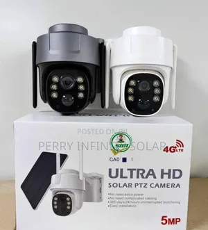 Single Lencs Solar CCTV Cam