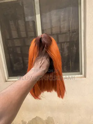 12 Inches 100% Human Hair Bone Straight Bob Wig