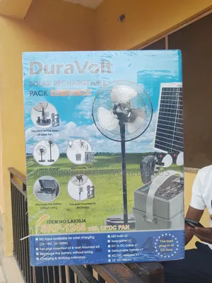 Duravolt 5 In1 Solar Rechargeable Pack With AC / DC Adapter - 15W SP