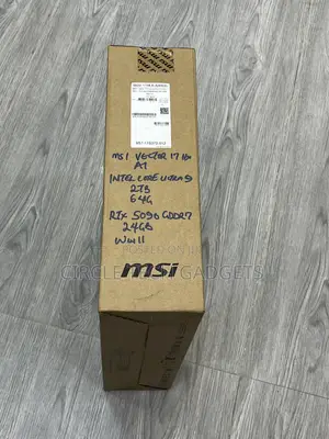 New Laptop MSI Vector 17 HX AI A2XWJG 64GB Intel Core Ultra 9 SSD 2T