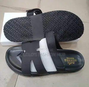Hermes Style H-Cut Flat Slides