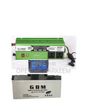 Miratec 3000w Solar Home Lighting System for Laptop, TV and Lights
