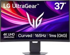 LG 37g800a-B 37-Inch Ultragear Uhd Curved Gaming Monitor