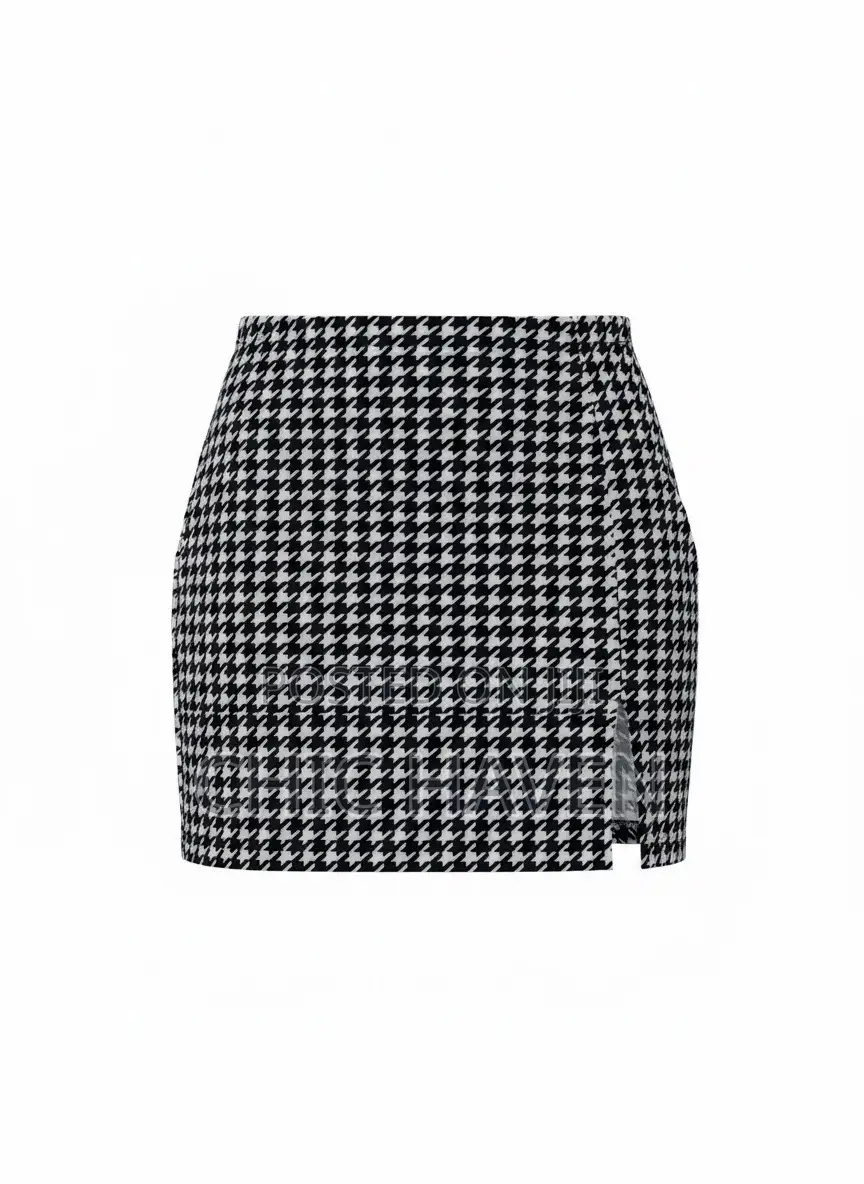 Patterned Mini Skirt
