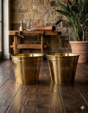 Non-Spark Brass Bucket