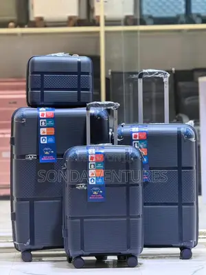 AK Premium 4-Piece Unbreakable Rubber Luggage Set.