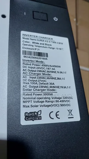 4.5kW 24V Hybrid Inverter - Battery Independent Inverter
