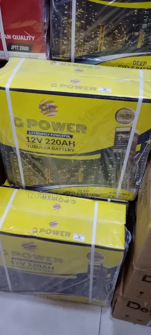 220 Ah 12v G Power Tubular Battery