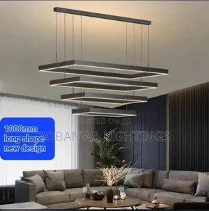Nordic Square LED Chandelier Dimmable