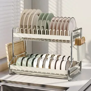 2 Layer Stainless Dish Rack