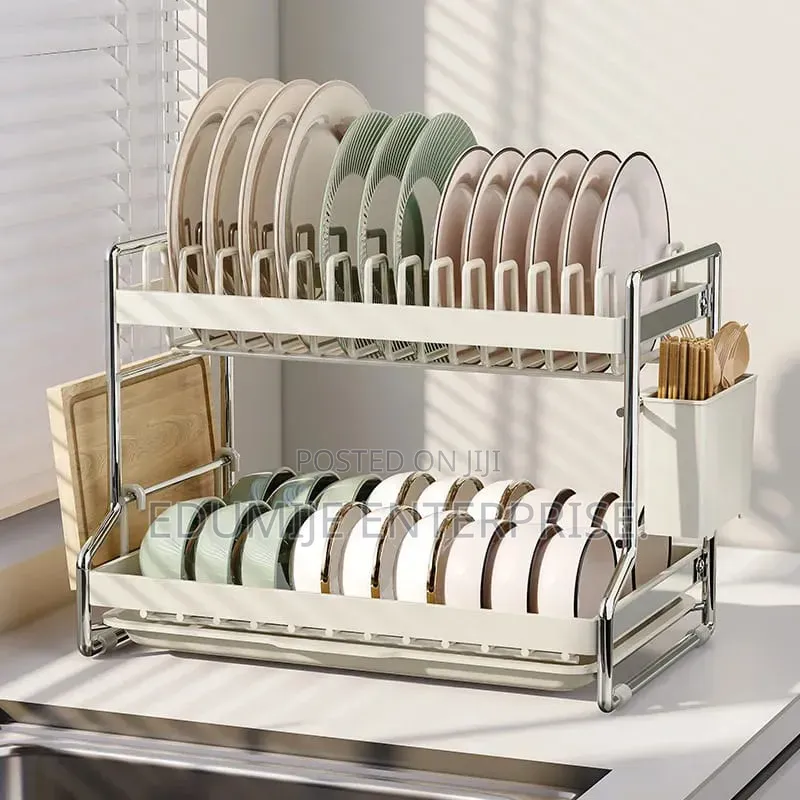 2 Layer Stainless Dish Rack