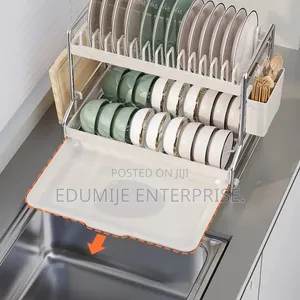 2 Layer Stainless Dish Rack