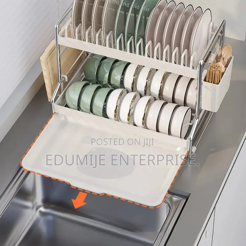 2 Layer Stainless Dish Rack