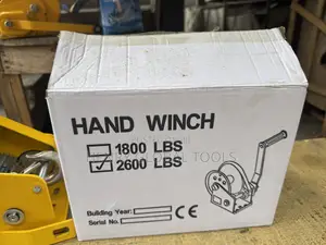 2600lbs Original Manual Hand Winch