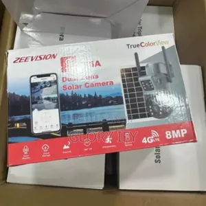 P6A 4G Dual Lens Solar CCTV Cameras 8mp