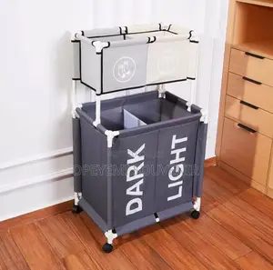 Double-Layer Laundry Hamper