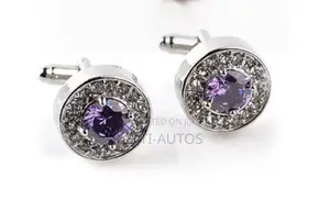 Diamond Cufflinks With Box