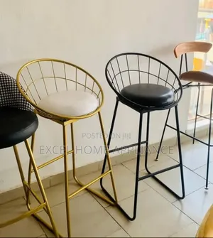 Luxury Modern Wire Frame Bar Stool