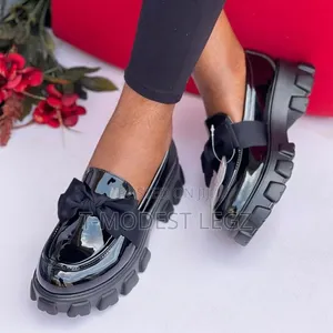 Glossy Lightweight Loafers for Women