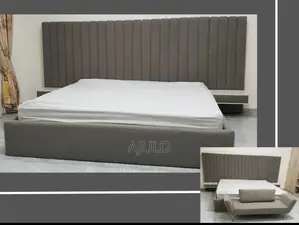 7’ by 7’ Bed-Frame With Vita Spring Orthopedic Mattress and 2 Drawers